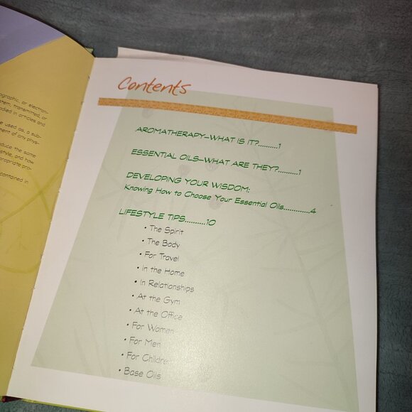 Deluxe Book Aromatherapy 101 Karen Downes Hardcover Colorful Essential Oils - Picture 4 of 12